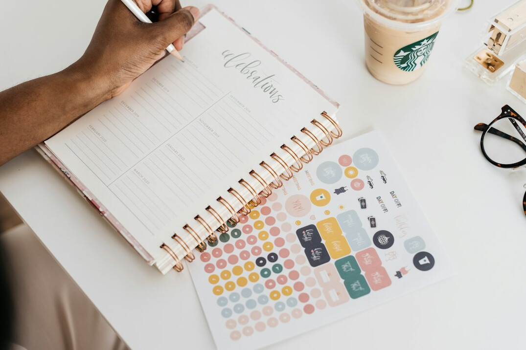 person planning goals
