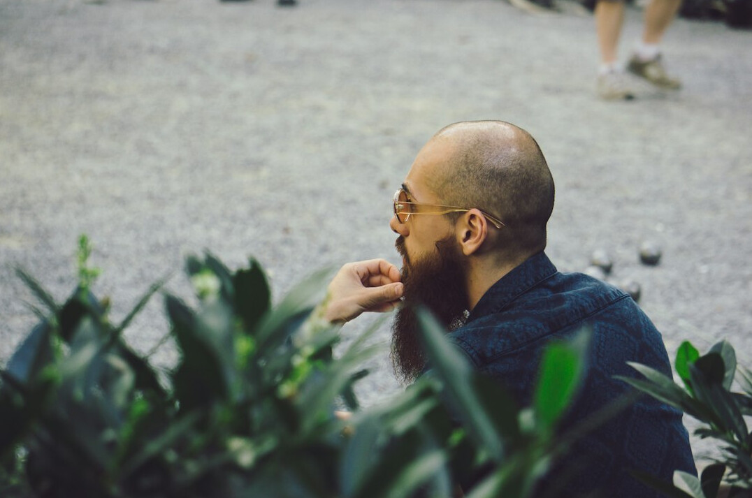 person reflecting on conversation